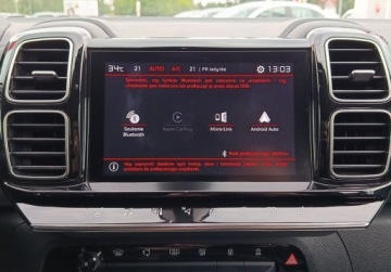 Citroen C5 Aircross I SUV Facelifting 1.2 PureTech 131KM 2023 Citroen C5 Aircross 1.2 130KM Shine AT8 Kamera Mirrorlink LED SerwisASO Sa, zdjęcie 17
