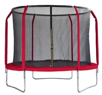 TESORO Trampolina ogrodowa 10FT ciemny czerwony