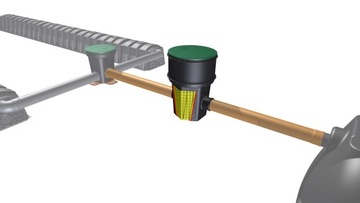 Aquabin FILTR do OCZYSZCZALNI doczyszczający ścieki FILTR do DRENAŻU D400