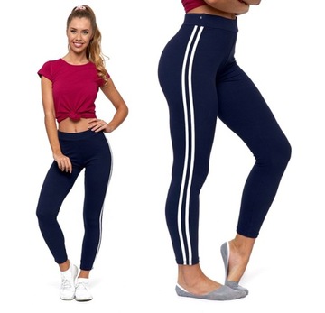 LEGGINSY z lampasami GETRY kryjące MORAJ - L/XL