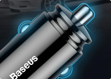 АВТОМОБИЛЬНОЕ ЗАРЯДНОЕ УСТРОЙСТВО BASEUS POWERFUL FAST USB USB-C TYPE-C PD 30 Вт QC 3.0 5A