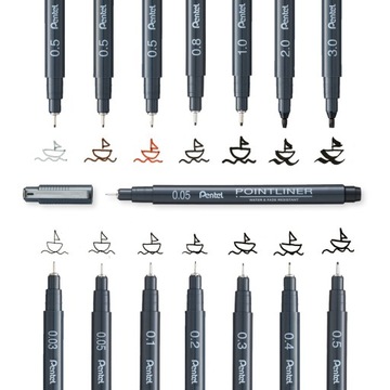 PENTEL S20P ПОИНТЛАЙНЕР 0,8 ММ