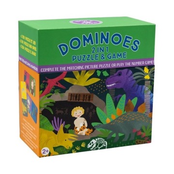 Floss&Rock Gra Domino 2w1 Dinozaury