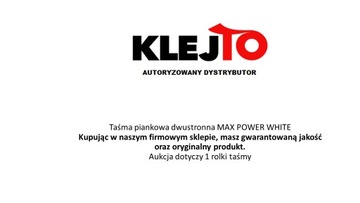 MAX POWER 6мм/5м БЕЛАЯ двусторонняя пенопластовая лента