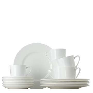 Rosenthal 61040-800001-18735 Jade biały 18-częściowy zestaw do kawy Fine Bo