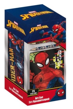 Набір для творчості SPIDER-MAN Металевий Пенал 25 ел.