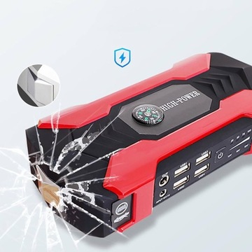 Jump Starter 28000mah Booster Автомобильный стартер Power Bank 12V 800A