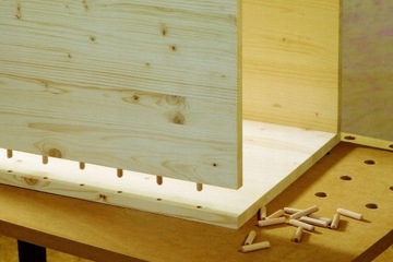 WOLFCRAFT Дюбеля деревянные из бука 8x40мм WF2907000