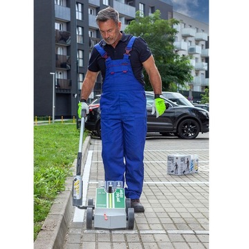 Линейная краска AMPERE TRAFFIC PAINT, БЕЛАЯ 12 шт. профессиональный