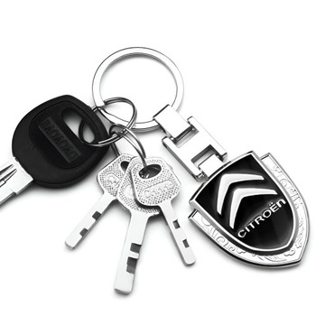 БРЕЛОК ДЛЯ АВТОМОБИЛЬНЫХ КЛЮЧЕЙ CITROEN МЕТАЛЛИЧЕСКИЙ КУЛОН
