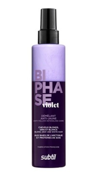 Subtil Biphase Fioletowa odżywka do włosów blond