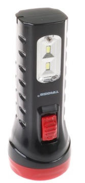 LATARKA AKUMULATOROWA 4 LED+2 LED SMD LED SERIES ŁADOWANA