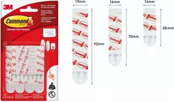 КОМПЛЕКТ ЗАПАСНЫХ РЕМНЕЙ COMMAND 3M 17200