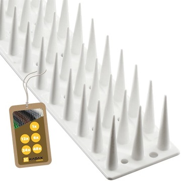 KOLCE NA PTAKI GOŁĘBIE PLASTIKOWE LISTWA 3,5x51cm