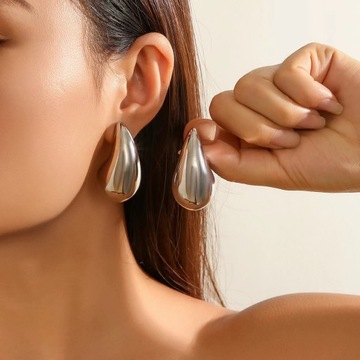 НАБОР ЗОЛОТЫХ ЮВЕЛИРНЫХ УКРАШЕНИЙ ХИРУРГИЧЕСКАЯ СТАЛЬ TEAR DROP