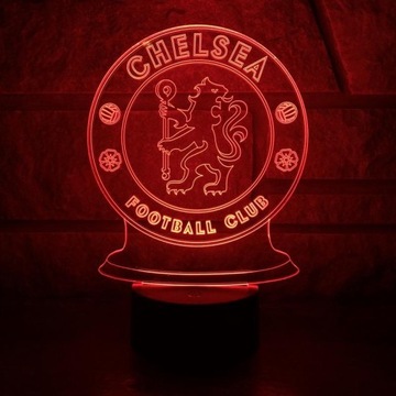 CHELSEA FC 3D LED ночник + Пульт дистанционного управления