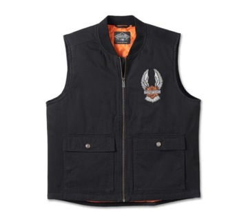 KAMIZELKA MĘSKA HARLEY DAVIDSON ROCZNICOWA 120TH MATERIAŁOWA L