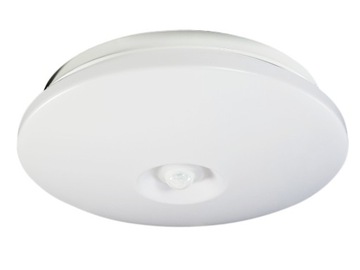 Plafon Zewnętrzny Lampa Natynkowa Sufitowa Panel LED 12W Czujnik PIR