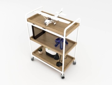 ТРУБНЫЙ БАРНЫЙ ШКАФ НА КОЛЕСАХ ЛОФТ ПРОМЫШЛЕННЫЙ ДУБ 112СМ