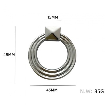 Ручка ящика с кольцом для шкафа Ручка ящика с нижним кольцом Мебельная ручка Argent