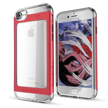 Hybrydowe Etui Cloak Apple iPhone SE 2020 Pokrowiec Czerwony Ochrona Ekranu