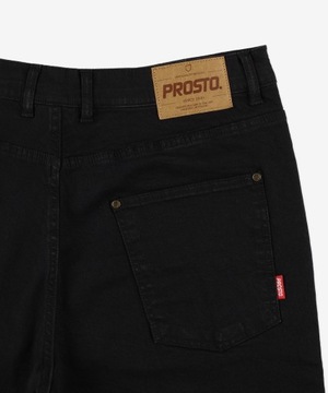 Męskie czarne spodnie jeansowe PROSTO jeansy Baggy Oyeah W30L32