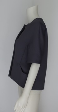 КУРТКА НА МОЛНИИ COS XS 34 ПАСТЕЛЬНО-СИНИЙ С КОРОТКИМ РУКАВОМ