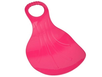 Plastikowe sanki ślizgi Prosperplast Kid 2 różowy jabłuszko