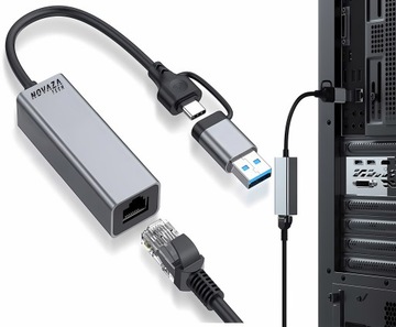 Adapter USB-C 3.0 3.1 Thunderbolt 3 Ethernet RJ45