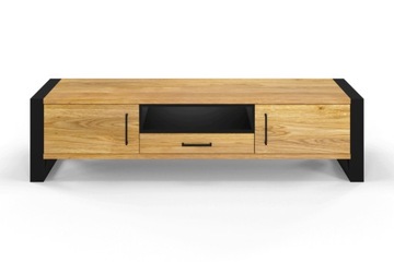 Szafka RTV Loft dębowa Tobor 200/45/45cm
