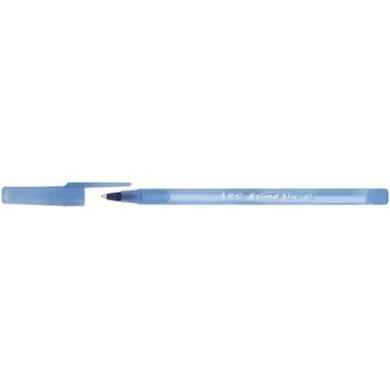 Шариковая ручка BIC Round Stic с колпачком, синяя, 25 шт.