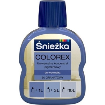 ŚNIEŻKA Pigment COLOREX 100ml GRANATOWY 50