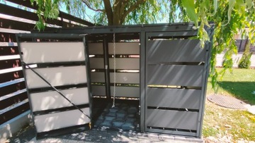 Металлическая конструкция контейнера для мусора Премиум 120-3