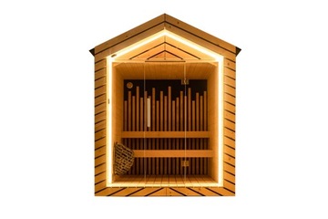 Садовая сауна Современный сарай 2х2 м Планки