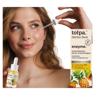 Enzymatyczne serum wyrównujące Tołpa dermo face enzyme 30 ml
