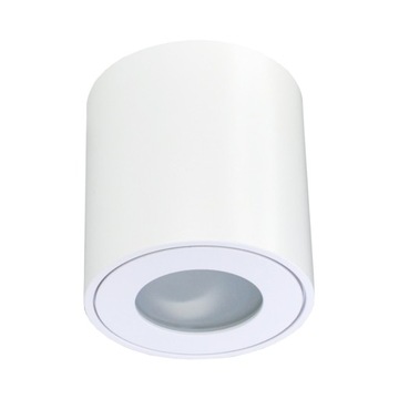 Oprawa halogenowa tuba GU10 biała okrągła IP44