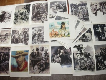 Karol May WINNETOU - 30 pięknych ilustracji do słynnej powieści FORMAT A3