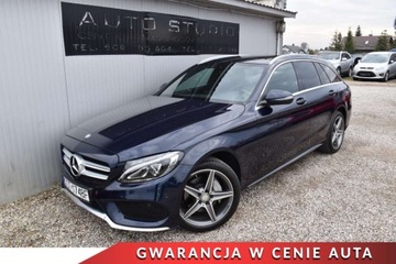 Mercedes Klasa C W205 Kombi 200 184KM 2015 Mercedes-Benz Klasa C AMG SkoraElektryka El. klapa Panorama-Dach Asystent, zdjęcie 35