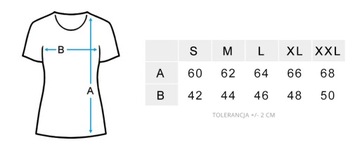 KOSZULKA SERCE LINIA ŻYCIA, MODNY T-SHIRT, CZARNA, ROZ. L