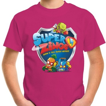 T-SHIRT KOSZULKA DLA DZIECKA SUPER ZINGS 140 SUPER JAKOŚĆ