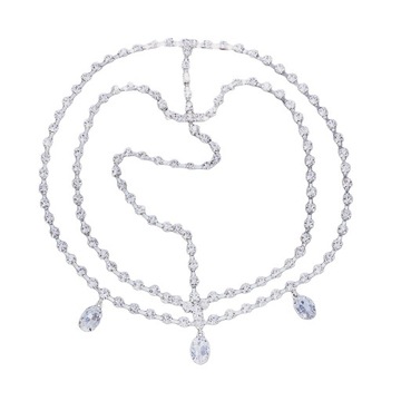 Rhinestone Head Chain Czeska opaska ślubna