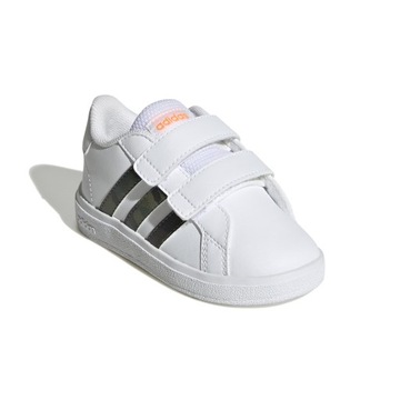 Adidas Grand Court 2.0 Обувь Детская обувь для маленьких детей на липучке, размер 25
