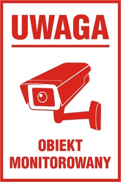 NAKLEJKA OBIEKT MONITOROWANY