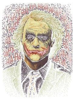 TERMO NAKLEJKA APLIKACJA NAPRASOWANKA JOKER F22
