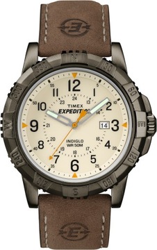 Мужские часы TIMEX EXPEDITION с подсветкой, водонепроницаемые WR50, легко читаемые