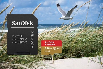 Карта памяти SANDISK Extreme microSDXC 256 ГБ