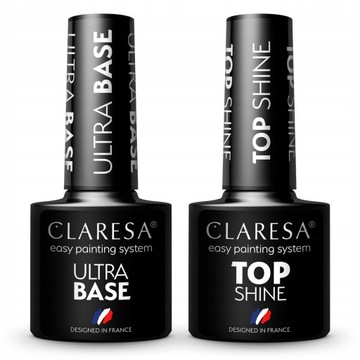 CLARESA ULTRA BASE BAZA przedłużanie TOP SHINE