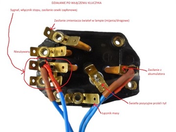 Переключатель зажигания M72, K750, Ural, Dnieper, BMW