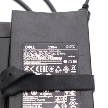 Док-станция Dell WD15 K17A, блок питания USB C, 130 Вт