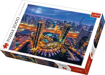 Puzzle Trefl 2000 elementów Światła Dubaju